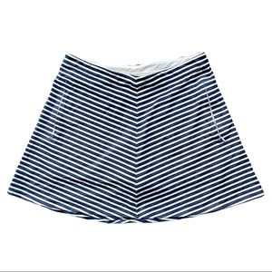 Nike Golf Tour Performance Navy & White Stripe Skirt | M